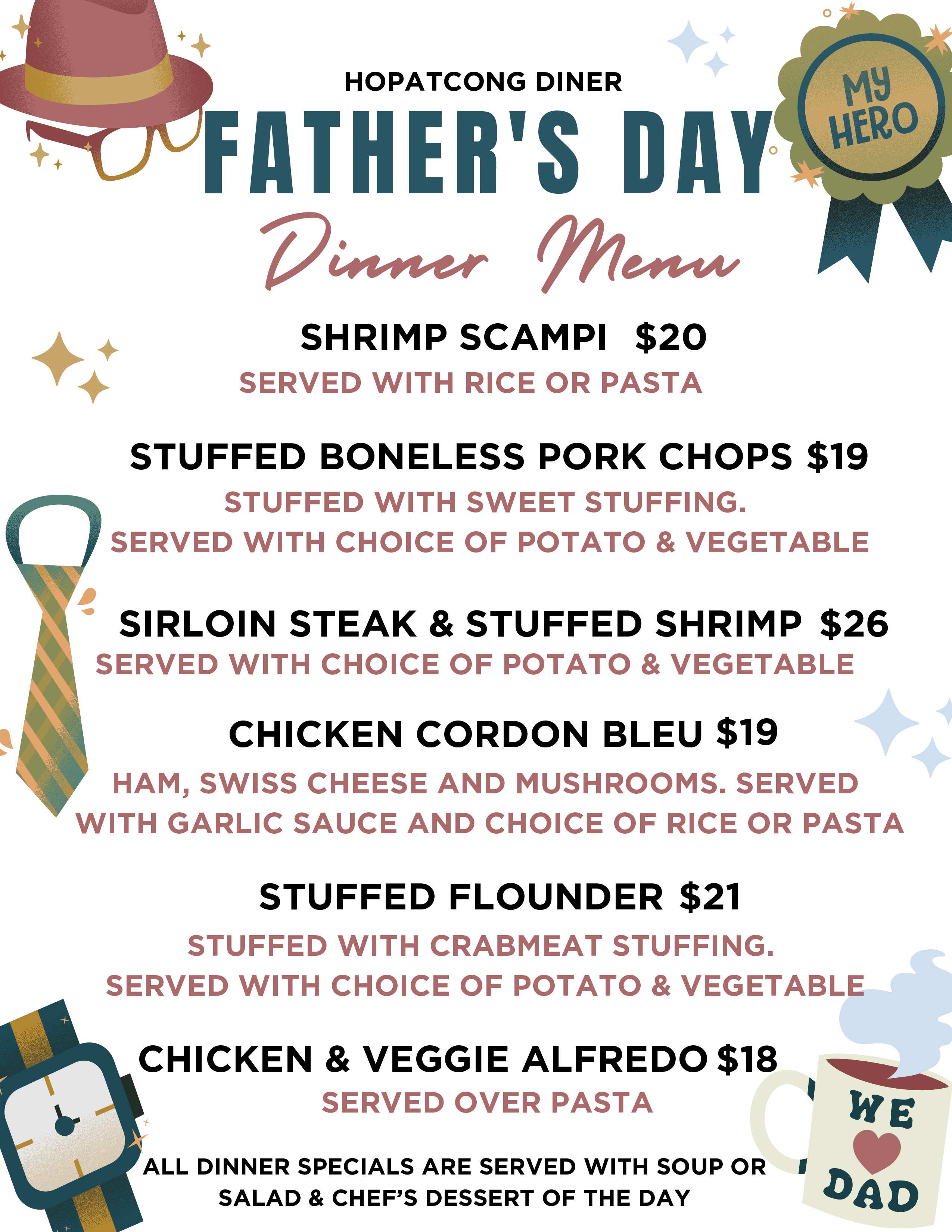Fathers Day 2025 Dinner Specials